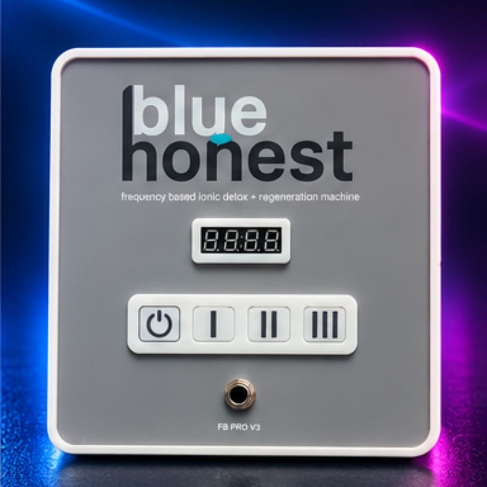 Blue Honest FB PRO V3 - Front face straight on