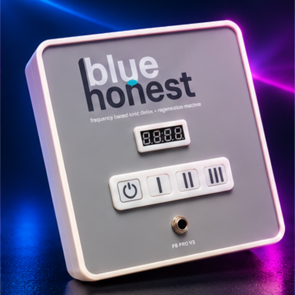 Blue Honest FB PRO V3 - Front face view