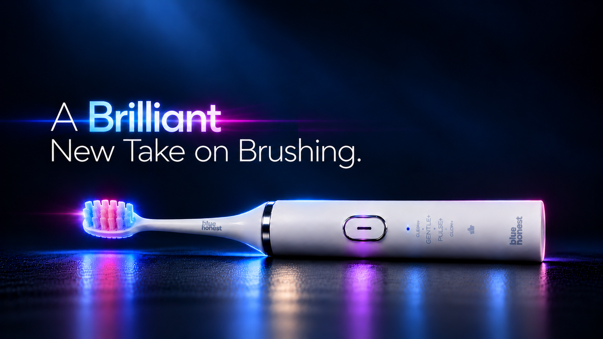Blue Honest pro LIGH+ LED toothbrush